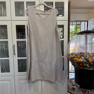 New Collection - Striped Sleeveless Dress